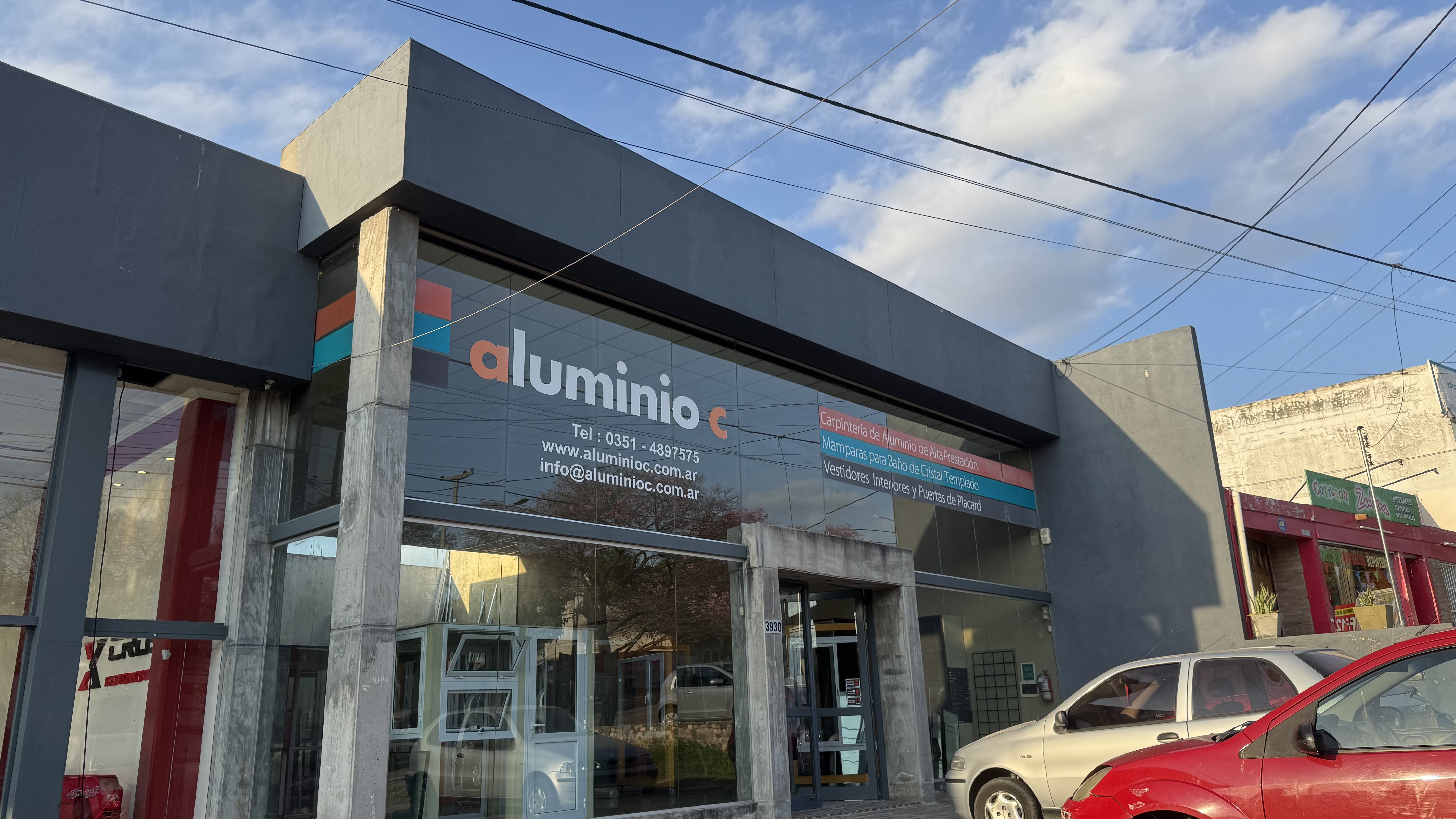 Muestras de perfiles de aluminio